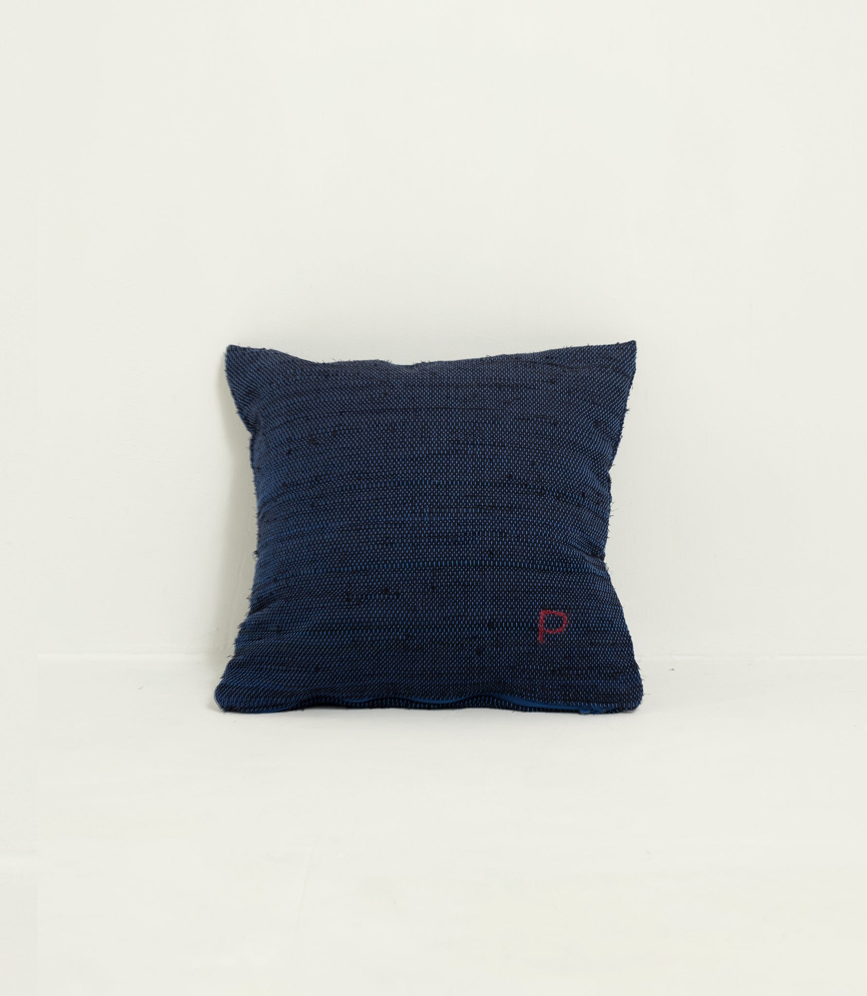 35cm Navy Sakiori Cushion Cover